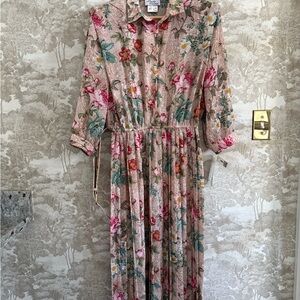 Vintage NWT! Floral Lady Carol spring dress